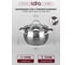 Набор посуды Lara Apple 6 предметов, кастрюли 2.1 л, 3.7 л, 6.1 л LR02-86 8