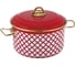 Кастрюля с крышкой OURSSON красный CA2462E/RD 1