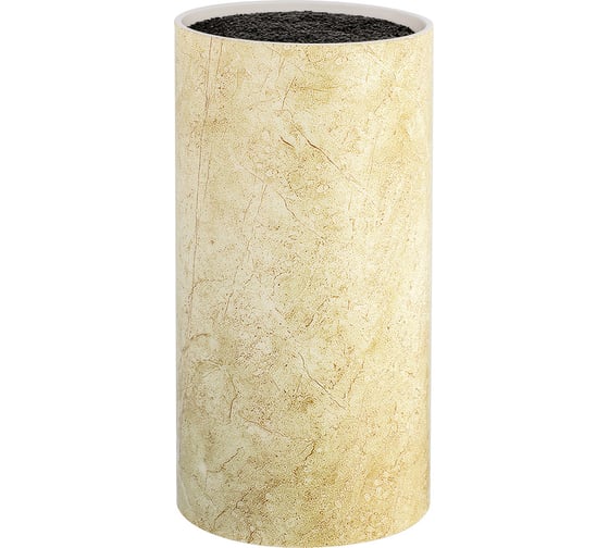 Универсальная подставка для ножей Lara круглая Soft touch LR05-103 Beige