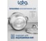 Кастрюля Lara AURORA нержавеющая сталь 13x22 см, 4.8 л, стальные ручки, капсулированное индукционное дно, крышка LR02-403 6