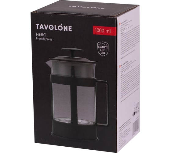 Френч-пресс TAVOLONE Nero 1000 мл 401-036 806119574911
