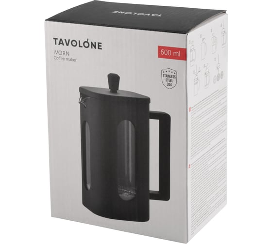 Френч-пресс TAVOLONE Ivorn 600 мл 806170415013