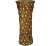 Ваза Никольский завод светотехнического стекла Аэлита 3 высота 30 см коньяк 068018