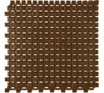 Грязезащитный коврик ПластФактор Optima Duos 16, цвет коричневый 4630027113009