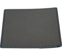 Коврик DuffCar Eva 40х30, ромб, серый, кант серый 4855-1-6-9
