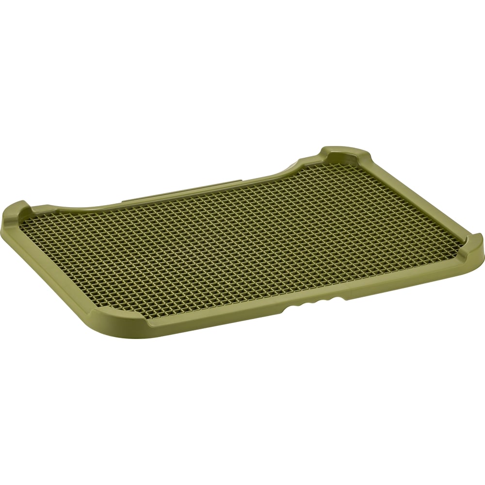 Коврик для лотка с креплением Бытпласт 445x320x25 мм, зеленый 411232009 ...