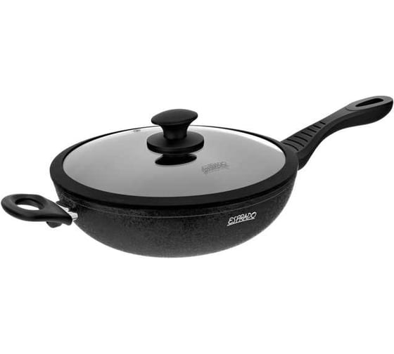 Сковорода wok Esprado Rustica 28x8 см, алюминий, антипригарное покрытие, индукция RUST28BE105