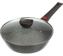 Глубокая сковорода Moulinvilla 28 см с крышкой, индукция Chef CH-28-DI