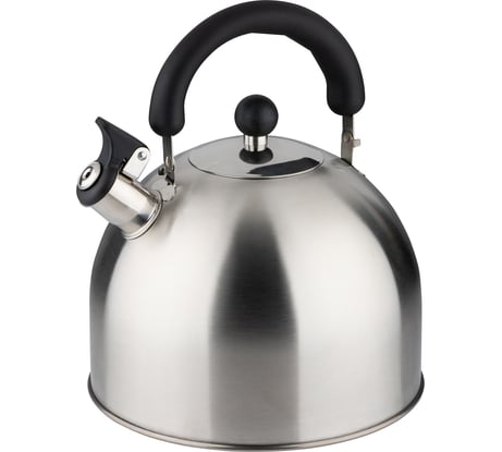 Чайник Mallony GRANDE объем 5 л, из нержавеющей стали со свистком, с бакелитовой ручкой, матовый 985619