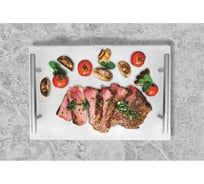 Сервировочное блюдо для подачи PERFECTO LINEA 30x20 см мрамор 28-325225