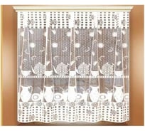 Занавеска для кухни Лидер Чайники 170х170 см, белый 491-256