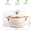 Эмалированная кастрюля Катюша Мрамор 16 см, 2.2 л, крышка эмаль 3020-220-1 3