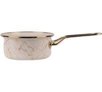 Эмалированный ковш Катюша Мрамор 16 см, 1.5 л, без крышки 3021-150