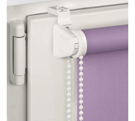 Рулонная штора PRAKTO Shantung 90x160 см, сиреневый 8317086