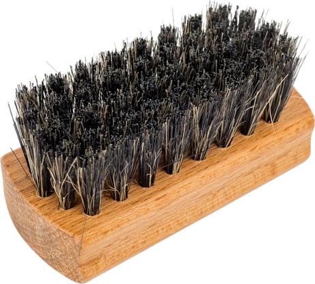 Щетка для обуви YOZHIK натуральная щетина, черная, 80x36x16 мм, 44 пучка Б/007