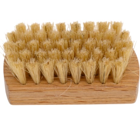 Щетка для обуви YOZHIK натуральная щетина, светлая, 80x36x16 мм, 44 пучка Б/006