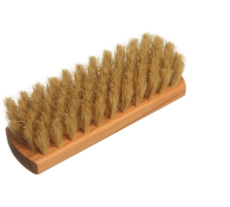 Щётка для обуви YOZHIK натуральная щетина, светлая, 125x40x11 мм, 80 пучков Б/061