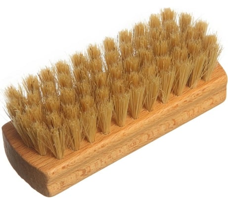 Щетка для обуви YOZHIK натуральная щетина, светлая, 100x36x16 мм, 59 пучков Б/050