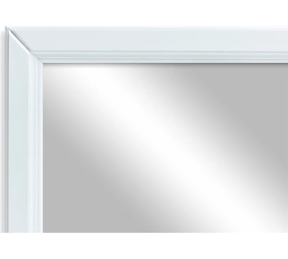 Настенное зеркало Мебелик Ника белый, 119.5 см x 60 см 8319