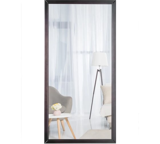 Настенное зеркало Мебелик Ника венге 119.5 см x 60 см 8320