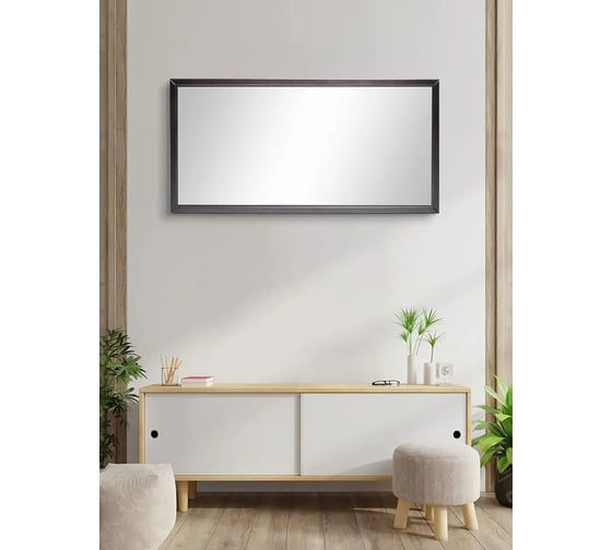 Настенное зеркало Мебелик Ника венге 119.5 см x 60 см 8320