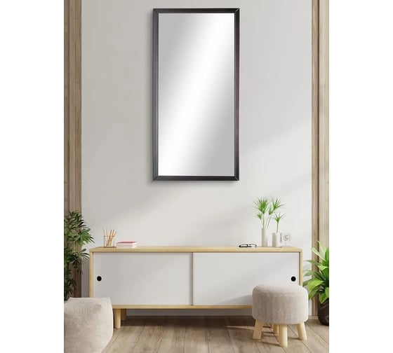 Настенное зеркало Мебелик Ника венге 119.5 см x 60 см 8320