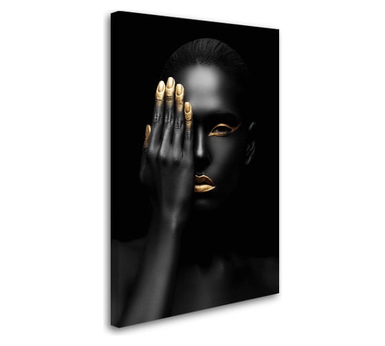 Картина-постер Студия фотообоев макияж с золотом 75x120 см 2436642 1