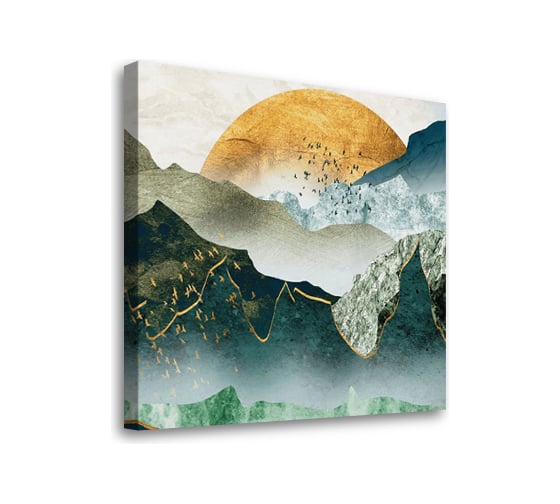Картина-постер Студия фотообоев солнце в горах 50x50 см 2336638 1