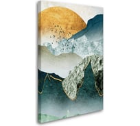 Картина-постер Студия фотообоев солнце в горах 50x80 см 2136638