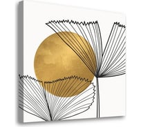 Картина-постер Студия фотообоев золотое солнце 50x50 см 2336646