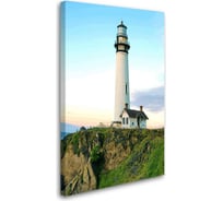 Картина-постер Студия фотообоев маяк на утесе 75x120 см 2436653