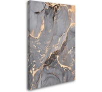 Картина-постер Студия фотообоев графитовая текстура с золотом 75x120 см 2436659