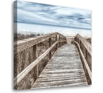 Картина-постер Студия фотообоев пустынный причал 50x50 см 2336634