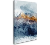 Картина-постер Студия фотообоев акварельные горы 50x80 см 2136654