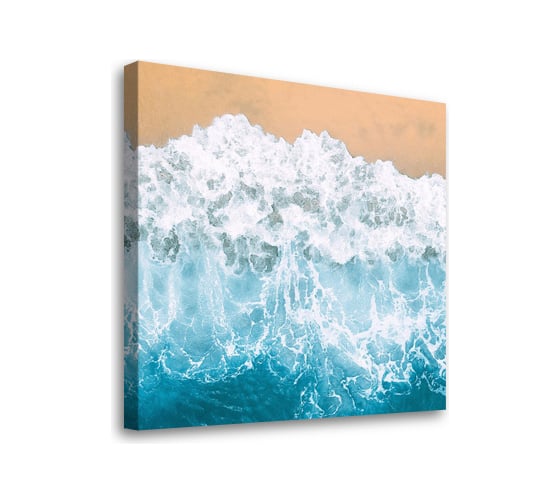 Картина-постер Студия фотообоев морская пена 50x50 см 2336652