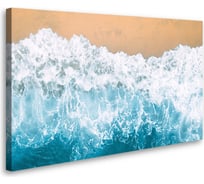 Картина-постер Студия фотообоев морская пена 80x50 см 2236652