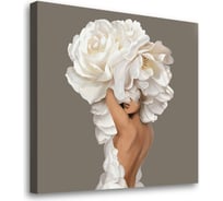 Картина-постер Студия фотообоев цветочная женственность 50x50 см 2336657