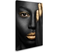 Картина-постер Студия фотообоев макияж с золотом 2 75x120 см 2436643