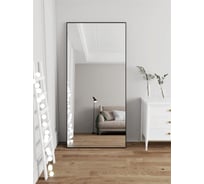 Интерьерное настенное зеркало TODA ALMA в полный рост, 176x81 см, цвет рамы - черный 1760807BL