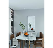 Интерьерное настенное зеркало TODA ALMA в раме 112x58 см, цвет рамы - черный 1120580BL