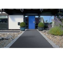 Грязезащитная антискользящая дорожка AKO Unico базальт, 60x400 см 2000989071006