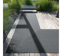 Грязезащитный противоскользящий ковер AKO Unico базальт, 120x225 см 2000989070972