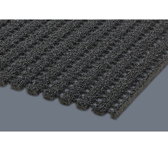 Грязезащитный противоскользящий ковер AKO Unico базальт, 120x225 см 2000989070972