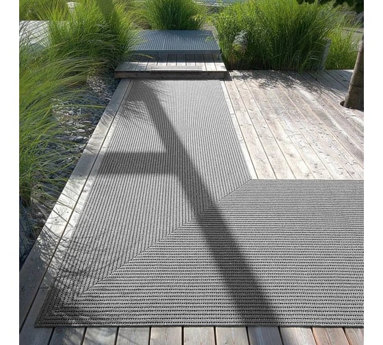 Придверный грязезащитный коврик AKO Unico камень, 60x140 см 2000988070994 1