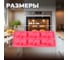 Форма для выпечки PERFECTO LINEA силиконовая, прямоугольная, на 6 кексов, 30.5x18x2 см, розовая 20-104829 5