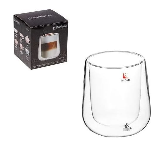 Стеклянный стакан PERFECTO LINEA Tratar с двойными стенками, 300 мл 30-003300
