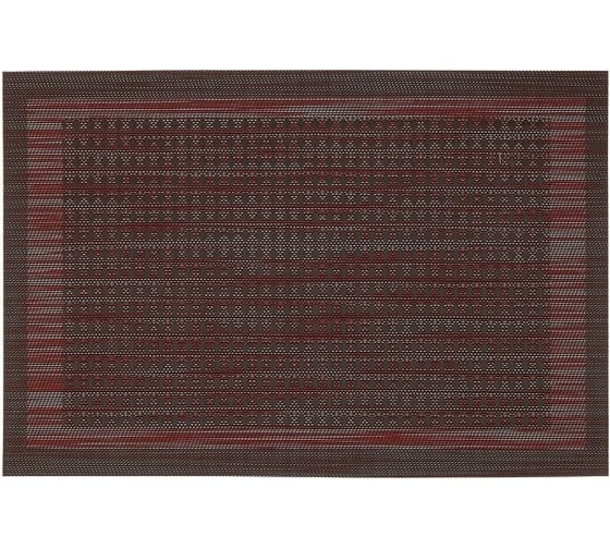 Сервировочная салфетка PERFECTO LINEA HomeArt-3 45x30 см, серый/красный 45-002601
