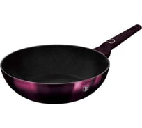 Сковорода-вок BerlingerHaus Purple Eclips без крышки 28 см, 3,2 л BH-6633 6633-BH