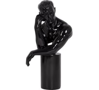 Статуэтка BOGACHO Мыслитель черного цвета 22726/черный