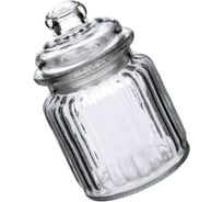 Банка для сыпучих продуктов EUROHOUSE, 8x12,5см, 280мл стекло, 14961